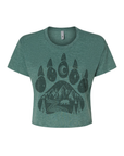 Bear Paw · Tonal · Cropped T-Shirt