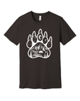 Bear Paw · White Ink · Unisex T-Shirt