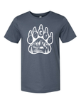 Bear Paw · White Ink · Unisex T-Shirt