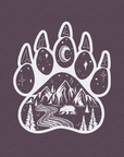 Bear Paw · White Ink · Racerback Tank