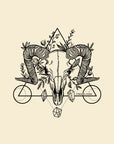 Goat Skull · Cotton Tote