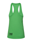 Slippery Pig · Green Racerback Tank