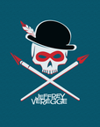Jeffrey Veregge Logo · Deep Teal T-Shirt