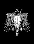 Goat Skull · Zip Up Hoodie