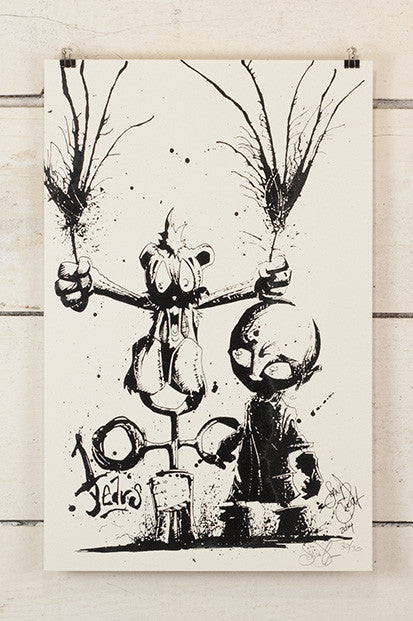 SD 10th Anniverdary Industricide Screen Print: Limited Edition